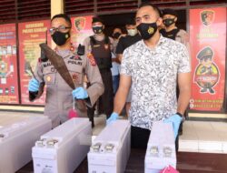 Polresta Kendari Bekuk Komplotan Pencuri Baterai BTS Telkomsel, Terancam Tujuh Tahun Penjara