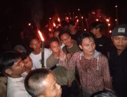 Sambut Bulan Ramadhan 2022, Ratusan Warga Sambahule Gelar Pawai Obor
