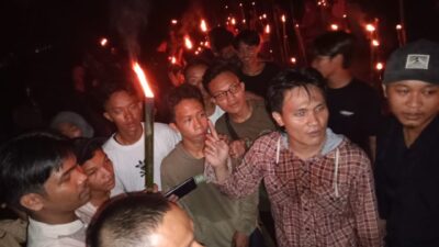 Sambut Bulan Ramadhan 2022, Ratusan Warga Sambahule Gelar Pawai Obor