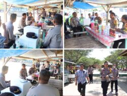 Lebaran Idul Fitri 1443 Hijriah, Kapolresta Kendari Lakukan Kunjungan di Pospam Nambo