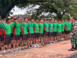 Ratusan Personel Korem 143/Halu Oleo Ikuti Tes Samapta Kenaikan Pangkat