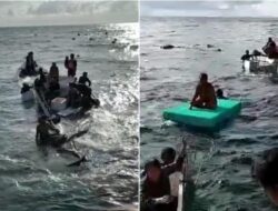 KM Sarijaya Bocor di Perairan Saponda, 15 ABK Terombang-ambing di Laut Konawe
