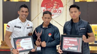 Amiruddin Azis Raih Prestasi di Kejuaraan Dunia di Thailand, Sparko Indonesia Bersama Pertamina Patra Niaga Sultra Berikan Penghargaan