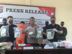 Polisi Gagalkan 5 Kg Sabu di Balik Bungkus Teh Cina