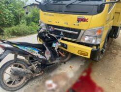 Gagal Nyalip, Pelajar di Kendari Tewas Usai Tabrak Truk