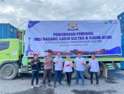 Gunakan Kontainer, Kadin Sultra Kirim 14 Ton Hasil Perkebunan ke Jawa Timur
