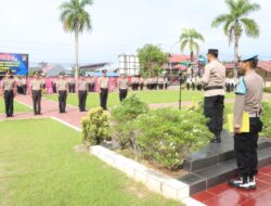 Puluhan Personil Polresta Kendari Naik Pangkat, Tiga Purna Bhakti