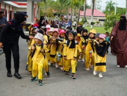 Education Tour, Paud TahfizulQur’an Yurefi Anduonohu Kunjungi Brimob Polda Sultra