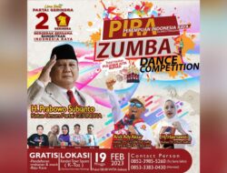 Ikutan Zumba Dance Competition HUT ke-15 Partai Gerindra, Ada Hadiah Jutaan Rupiah