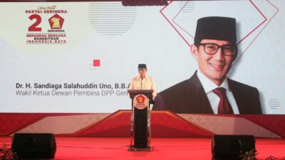 Di Rakorda Gerindra Sultra, Sandiaga Uno Bakal Lebih Fokus Berikan Solusi Konkret