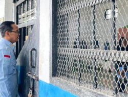 Kunjungi LPP Kendari, Direktur Binapi Latkerpro Tinjau Blok Hunian dan Berikan Nasihat kepada Para Napi