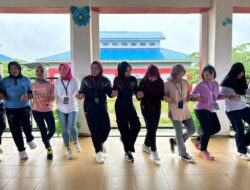 Jalin Keakraban, Petugas dan Warga Binaan LPP Kelas III Kendari Senam Sehat Bersama