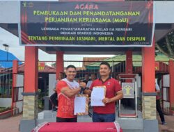 Optimalkan Pembinaan Jasmani dan Fisik, Lapas IIA Kendari Teken MoU Dengan Sparko Indonesia