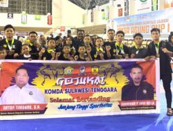 Tampil Tangguh, Gojukai Komda Sultra Sabet 17 Medali pada Kejurnas Antardojo Jaksa Agung Cup I 