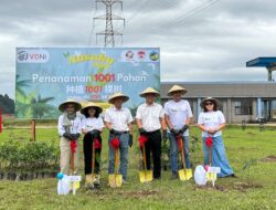 Jaga Keseimbangan Ekosistem, PT VDNI dan PPI Dunia Tanam 1000 Pohon