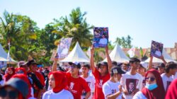 Zumba Massal Gerindra Sultra, Teriakan Prabowo Presiden Menggema di Konawe