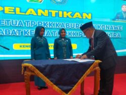 Trinop Tijasari Resmi Nahkodai PKK, Pj Bupati Konawe Apresiasi Kinerja Titin KSK