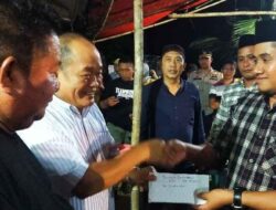 Pj Bupati Konawe Bersama Apdesi Sultra Salurkan Bantuan Pembangunan Masjid di 11 Desa