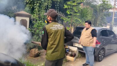 Cegah DBD, FPRB Sultra Kembali Lakukan Fogging