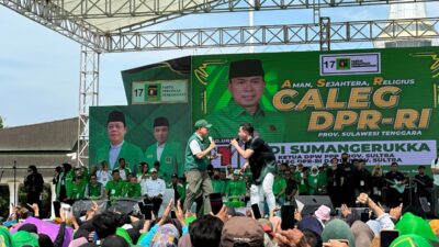 Penyanyi Dangdut Jebolan KDI Meriahkan Kampanye Akbar PPP di Kendari