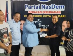 Kembalikan Berkas di Tiga Parpol, Yudhianto Mahardhika Optimis Maju di Pilwali Kendari