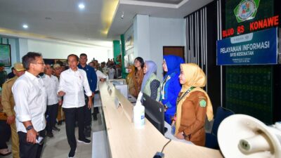 Tinjau BLUD RS Konawe, Presiden RI Apresiasi Inisiatif Pendanaan Pembangunan