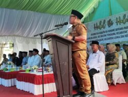 Halal Bihalal di Abuki, Pj Bupati Konawe Datangkan Imam Besar Masjid Istiqlal