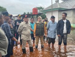 Tinjau Lokasi Banjir Kecamatan Pondidaha, Pj Bupati Konawe Lakukan Hal Ini
