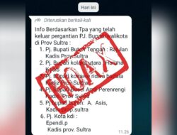 Pergantian Pj Bupati, Kominfo Konawe: Itu Tidak Benar