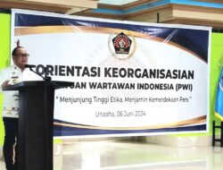 Buka Orientasi, Pj Bupati Konawe Harap PWI Konawe Terbentuk