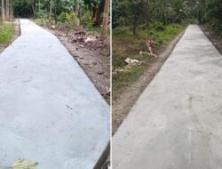 Tahun Ini, Pemkab Koltim Kembali Bangun Jalan Beton Untuk Usaha Tani dan Produks