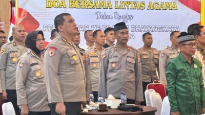 HUT Bhayangkara ke-78, Polda Sultra Gelar Doa Bersama Lintas Agama