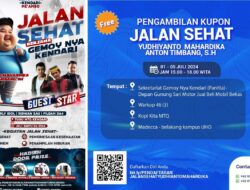 Buruan Daftar Jalan Sehat Bersama Yudhianto Mahardika Gemoy-nya Kendari, Berhadiah Umroh dan Sepeda Motor