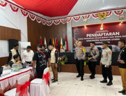 Jelang Pendaftaran Calon Bupati dan Wakil Bupati, Kapolres Konut Cek Kesiapan Pengamanan di Kantor KPU