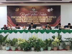 Rapat Pleno Terbuka, KPU Tetapkan 20 Caleg DPRD Konut Terpilih