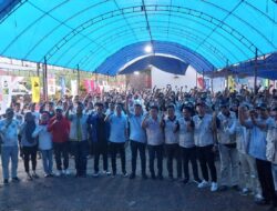 Resmi Dikukuhkan, Tim Pemenangan Ikbar-Abu Haera Optimis Mendulang 90 Persen Suara di Kecamatan Landawe