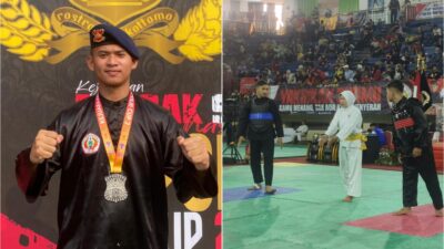 Kapolri Cup Pencak Silat, Personel Brimob Sultra Sabet Medali Perak