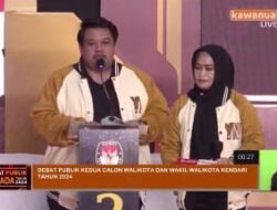 Debat Publik Kedua Pilwalkot Kendari, Yudhi-Nirna Hadirkan Strategi Khusus untuk Kendari Aman