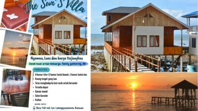View Laut yang Indah, The Sun’s Villa jadi Rekomendasi Pas Untuk Liburan Keluarga