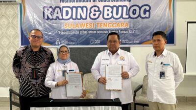 Kembangkan UMKM, Kadin dan Bulog Sultra Jalin Kerja Sama