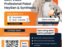 Bangun Video Profesional dengan AI: MAXY Academy Gelar Kelas Intensif Gratis Bertema Video AI
