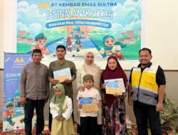 PT Kembar Emas Sultra Dekatkan Diri dengan Warga Lewat Festival Anak Sholeh