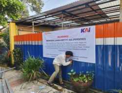 KAI Daop 2 Berhasil Amankan Aset Rumah Perusahaan Di Jalan Natuna
