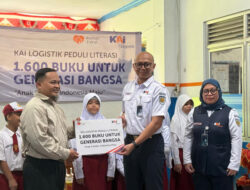 KAI Logistik Salurkan 1.600 Buku: Perkuat Literasi untuk Wujudkan Indonesia Emas 2045