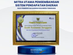Bank Sultra Dinobatkan sebagai Mitra Utama Pengembangan Pendapatan Daerah di Bapenda Fest 2025