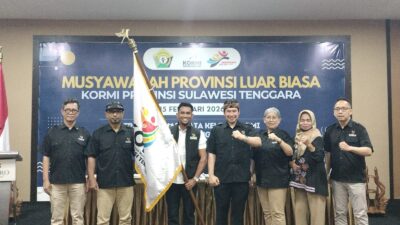 Aklamasi Penuh Dukungan, Herfain Nahkodai KORMI Sultra Lima Tahun ke Depan