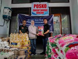 Peduli Warga Terdampak, Bank Sultra Gelontorkan Bantuan Rp93,3 Juta untuk Korban Banjir