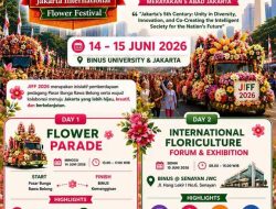 BINUS Dorong Pasar Bunga Rawa Belong Jadi Destinasi Florikultura