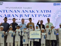 BRI Region 6 dan YBM BRI Jakarta Berbagi Santunan Anak Yatim Muharam